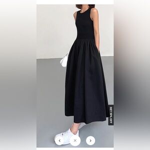 Commense Black Dress